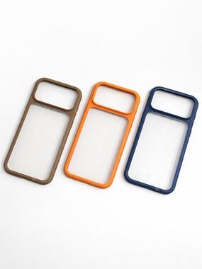 Colored bumper Phone Case iPhone 17 pro Max